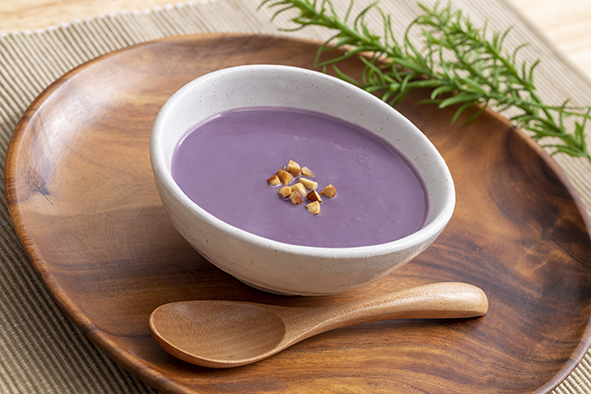 紫芋のポタージュ